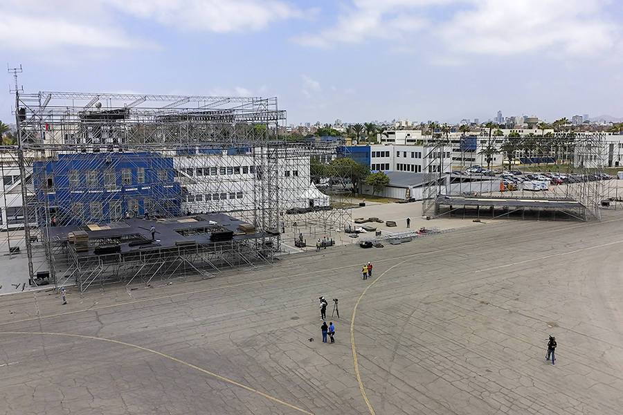 Papa León XIV: escenario de las Palmas estará listo la primera semana de noviembre